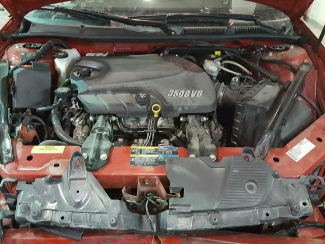 2G1WB57K191149648 - 2009 CHEVROLET IMPALA LS RED photo 7