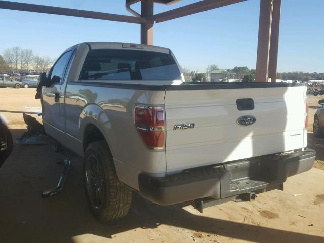 1FTMF1CM8DFD11814 - 2013 FORD F150 WHITE photo 3