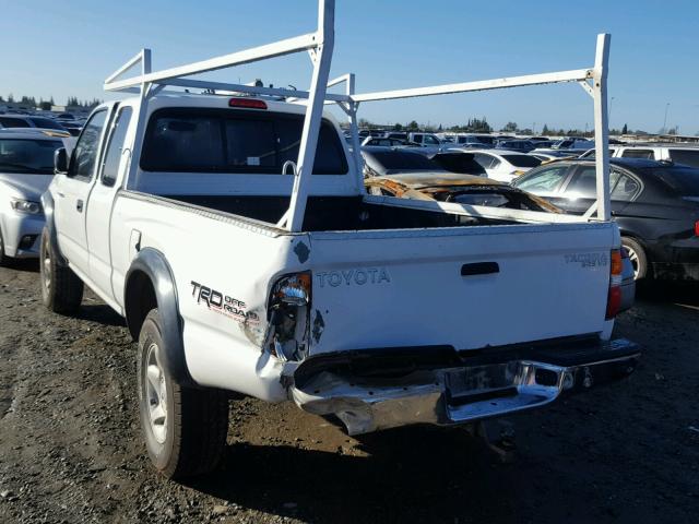 5TEWN72N21Z766732 - 2001 TOYOTA TACOMA XTR WHITE photo 3