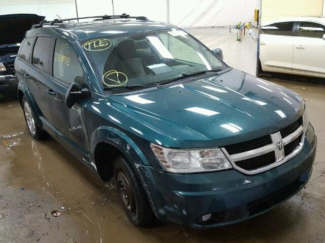 3D4GH57V49T176896 - 2009 DODGE JOURNEY SX GREEN photo 1