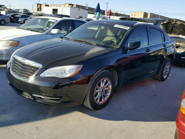 1C3CCBBB2DN553700 - 2013 CHRYSLER 200 TOURIN BLACK photo 2