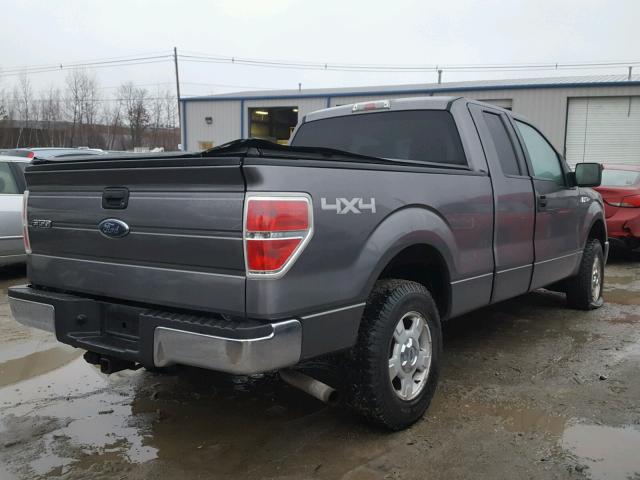 1FTEX1E8XAFA59075 - 2010 FORD F150 SUPER GRAY photo 4