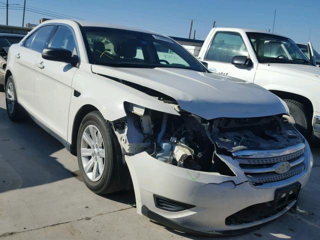 1FAHP2DW4CG105117 - 2012 FORD TAURUS SE WHITE photo 1