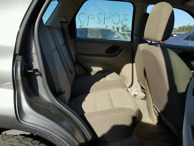 1FMYU02Z96KB35411 - 2006 FORD ESCAPE XLS GRAY photo 6