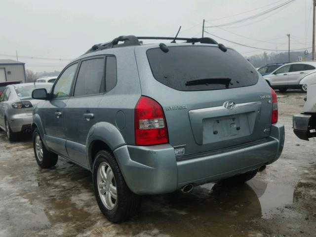 KM8JN72D46U416872 - 2006 HYUNDAI TUCSON GLS BLUE photo 3