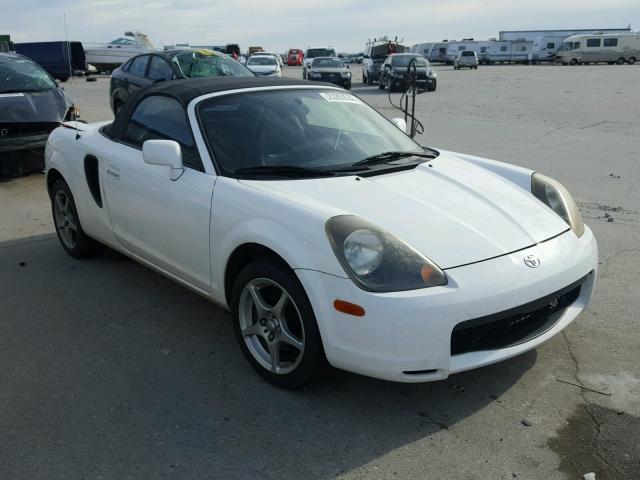 JTDFR3201Y0009087 - 2000 TOYOTA MR2 SPYDER WHITE photo 1