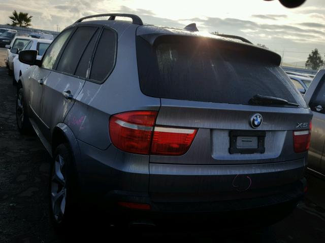 4USFE835X7LY66793 - 2007 BMW X5 4.8I SILVER photo 3