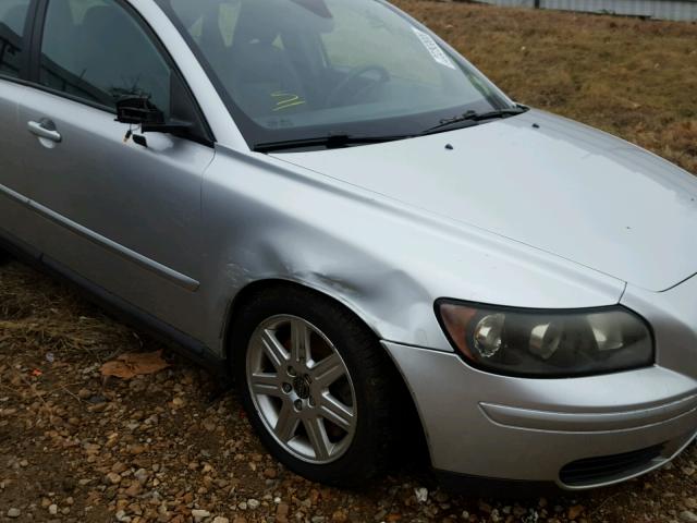 YV1MS382162209080 - 2006 VOLVO S40 2.4I SILVER photo 9