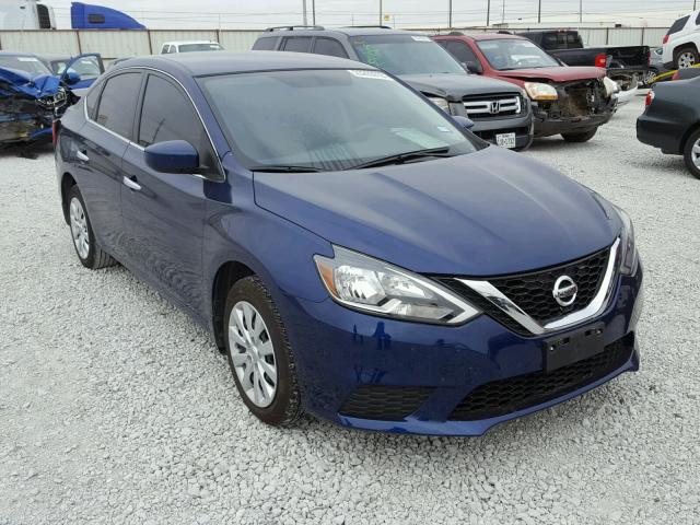 3N1AB7APXGY315121 - 2016 NISSAN SENTRA S BLUE photo 1