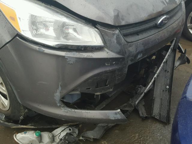 1FMCU0F77EUA31411 - 2014 FORD ESCAPE S GRAY photo 9