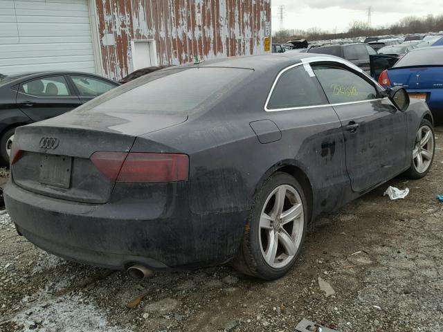 WAUDK78T58A028561 - 2008 AUDI A5 QUATTRO BLACK photo 4