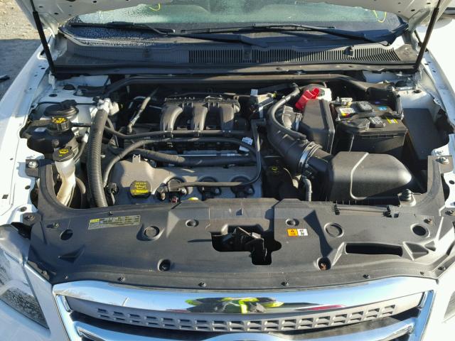 1FAHP2EW3AG127718 - 2010 FORD TAURUS SEL WHITE photo 7