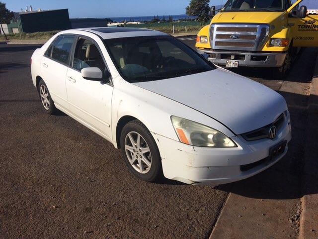 1HGCM66593A049513 - 2003 HONDA ACCORD EX WHITE photo 1