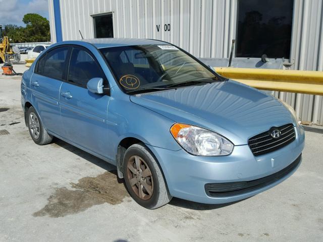 KMHCN46C59U287599 - 2009 HYUNDAI ACCENT GLS BLUE photo 1