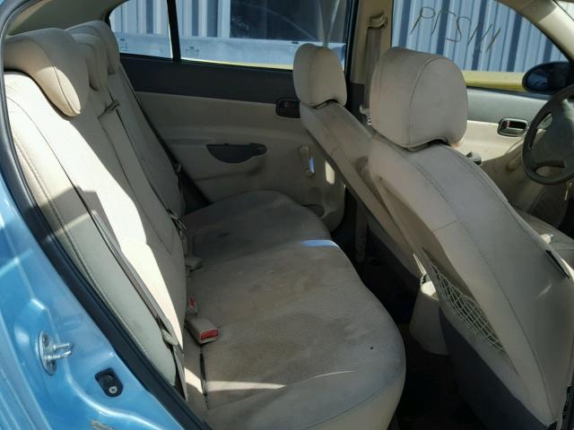 KMHCN46C59U287599 - 2009 HYUNDAI ACCENT GLS BLUE photo 6