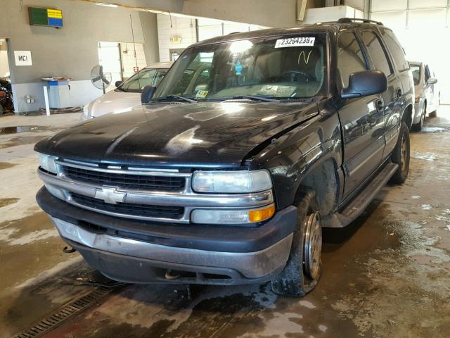 1GNEK13T54J227977 - 2004 CHEVROLET TAHOE K150 BLACK photo 2