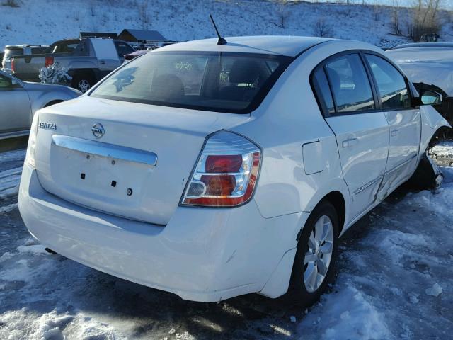 3N1AB6AP1AL648208 - 2010 NISSAN SENTRA 2.0 WHITE photo 4