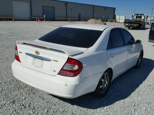 4T1BF32K73U060714 - 2003 TOYOTA CAMRY LE WHITE photo 4