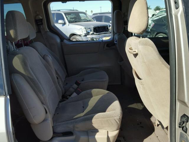 2FMZA52422BA59050 - 2002 FORD WINDSTAR S TAN photo 6