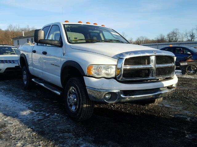 3D7KU28D83G722726 - 2003 DODGE RAM 2500 S WHITE photo 1