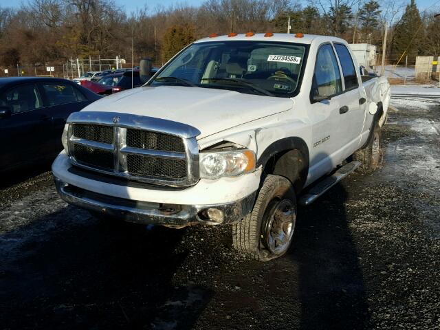 3D7KU28D83G722726 - 2003 DODGE RAM 2500 S WHITE photo 2