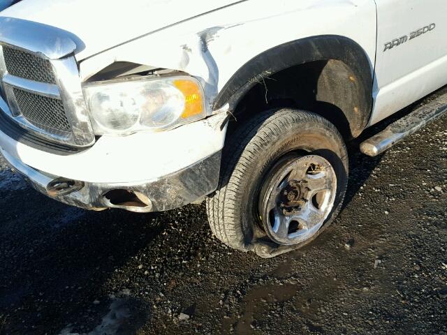 3D7KU28D83G722726 - 2003 DODGE RAM 2500 S Ağ foto 9