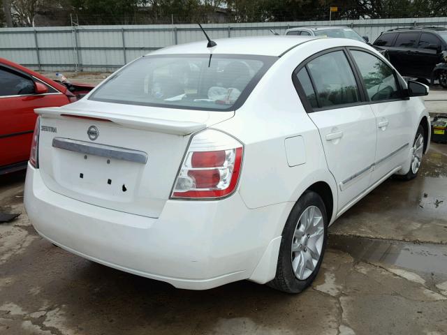 3N1AB6AP3BL652181 - 2011 NISSAN SENTRA 2.0 WHITE photo 4