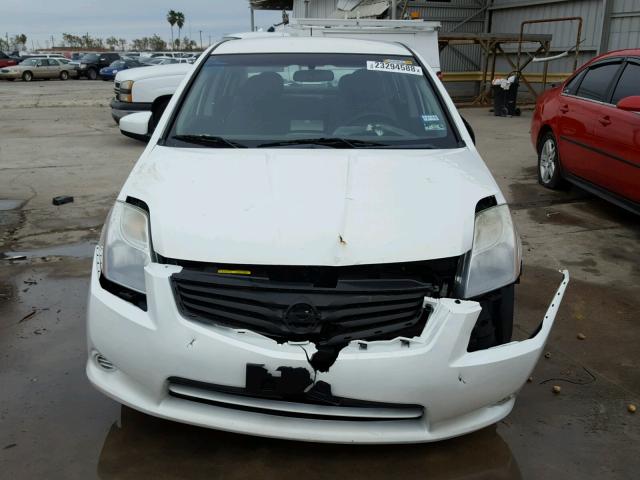 3N1AB6AP3BL652181 - 2011 NISSAN SENTRA 2.0 WHITE photo 9