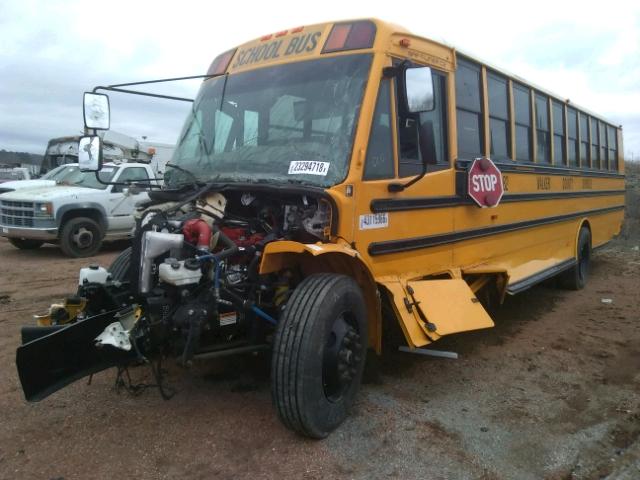 4UZABRDT9GCGX3786 - 2016 FREIGHTLINER CHASSIS B2 YELLOW photo 2