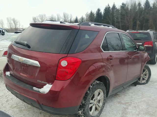 2CNALDEW0A6233803 - 2010 CHEVROLET EQUINOX LT MAROON photo 4