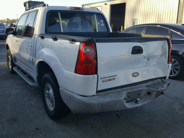 1FMZU67E91UC84864 - 2001 FORD EXPLORER S WHITE photo 3