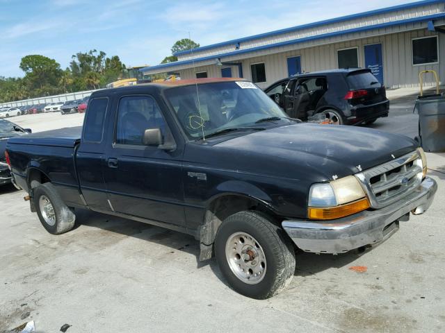 1FTYR14U2WPB61686 - 1998 FORD RANGER SUP BLACK photo 1