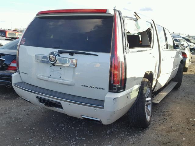 1GYS4KEF8ER163837 - 2014 CADILLAC ESCALADE E WHITE photo 4