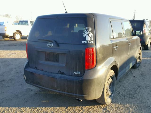 JTLKE50E391072728 - 2009 TOYOTA SCION XB BLACK photo 4