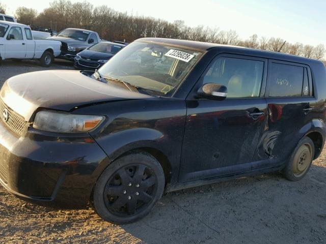 JTLKE50E391072728 - 2009 TOYOTA SCION XB BLACK photo 9