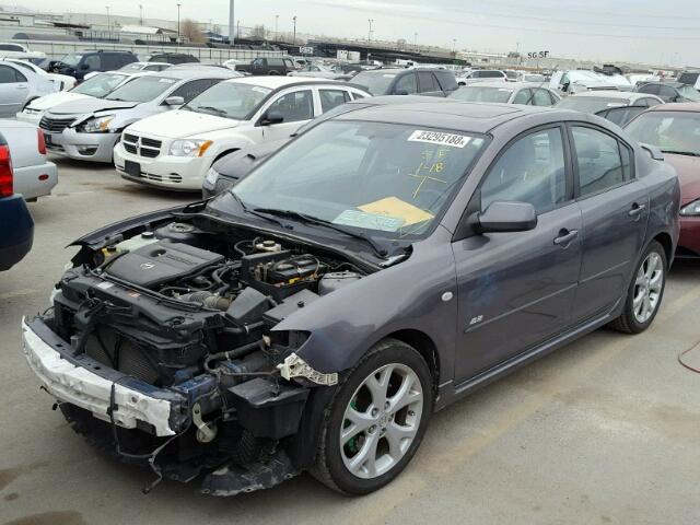 JM1BK323271637875 - 2007 MAZDA 3 S GRAY photo 2