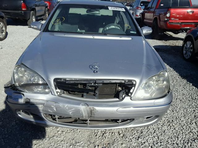 WDBNG70J94A390470 - 2004 MERCEDES-BENZ S 430 SILVER photo 9