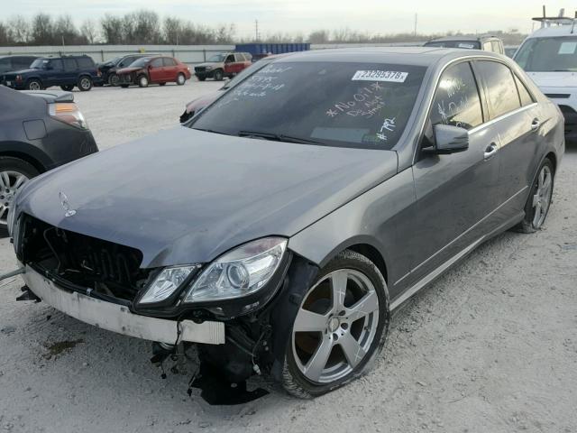 WDDHF5GB8BA515787 - 2011 MERCEDES-BENZ E 350 GRAY photo 2