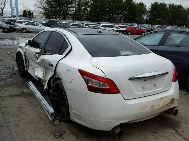 1N4AA5AP0AC837685 - 2010 NISSAN MAXIMA S WHITE photo 3