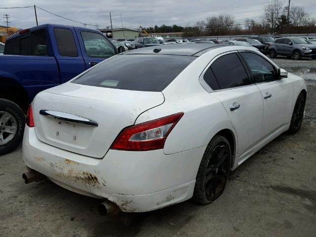 1N4AA5AP0AC837685 - 2010 NISSAN MAXIMA S WHITE photo 4