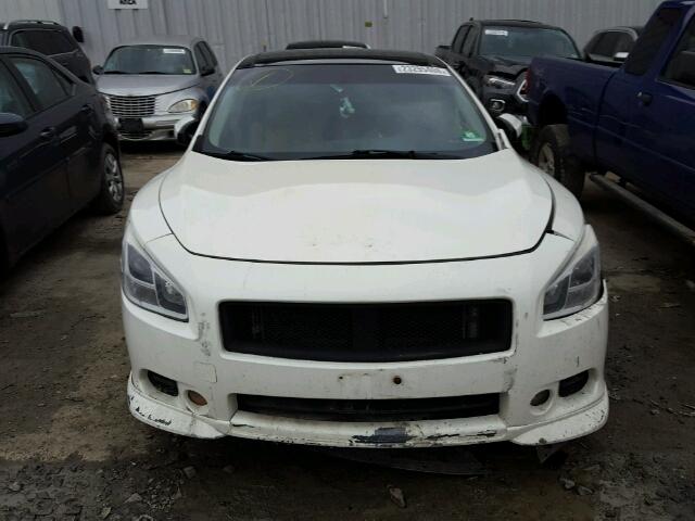 1N4AA5AP0AC837685 - 2010 NISSAN MAXIMA S WHITE photo 9