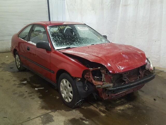 1HGEJ6223XL038711 - 1999 HONDA CIVIC DX RED photo 1