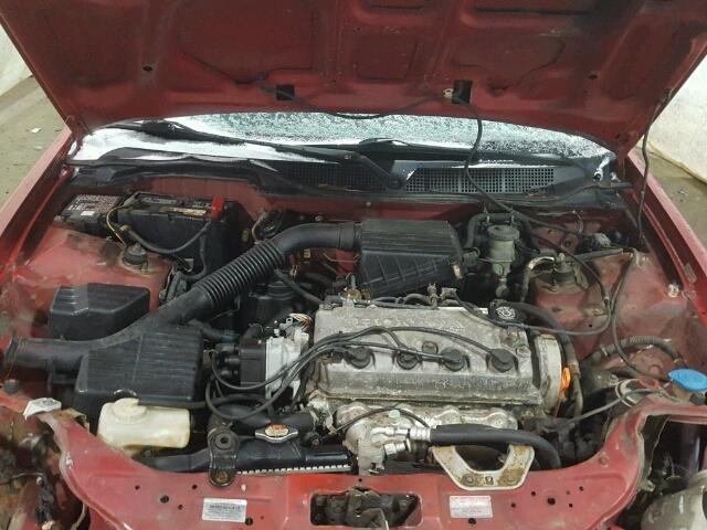 1HGEJ6223XL038711 - 1999 HONDA CIVIC DX RED photo 7