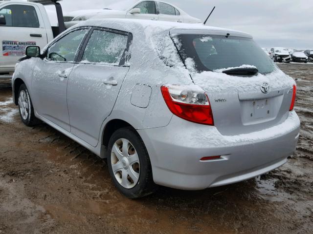 2T1KU40E19C001421 - 2009 TOYOTA COROLLA MA SILVER photo 3