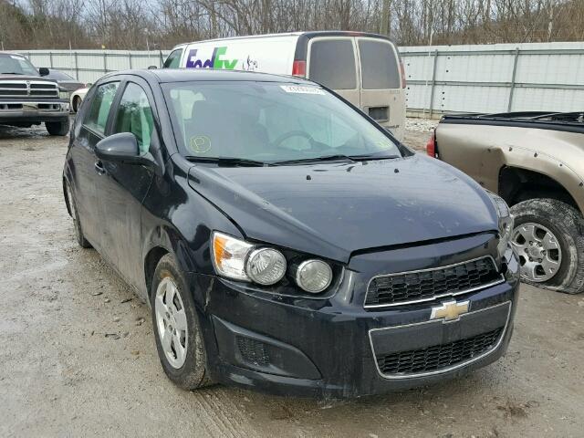 1G1JA6SH8F4100641 - 2015 CHEVROLET SONIC LS Սև լուսանկար 1