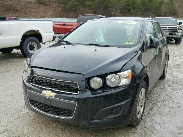 1G1JA6SH8F4100641 - 2015 CHEVROLET SONIC LS Սև լուսանկար 2
