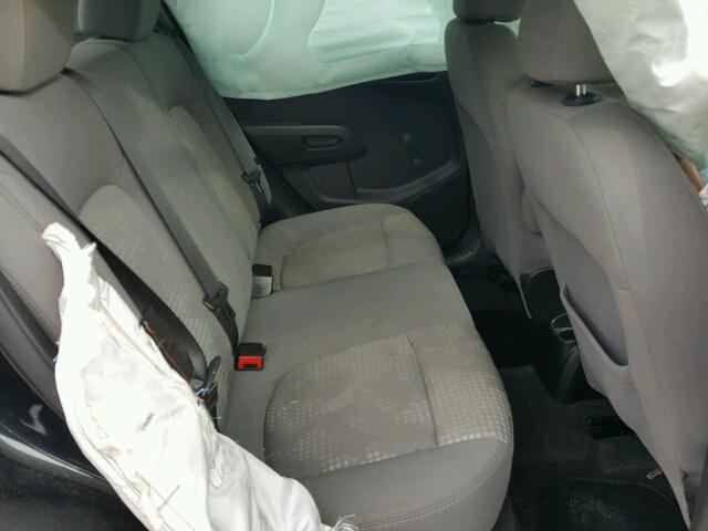 1G1JA6SH8F4100641 - 2015 CHEVROLET SONIC LS Սև լուսանկար 6