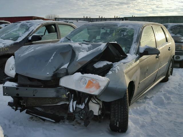 1G1ZT61856F243310 - 2006 CHEVROLET MALIBU MAX BLACK photo 2