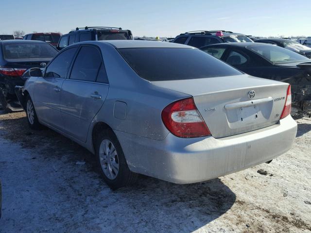 4T1BF32K84U569860 - 2004 TOYOTA CAMRY LE SILVER photo 3