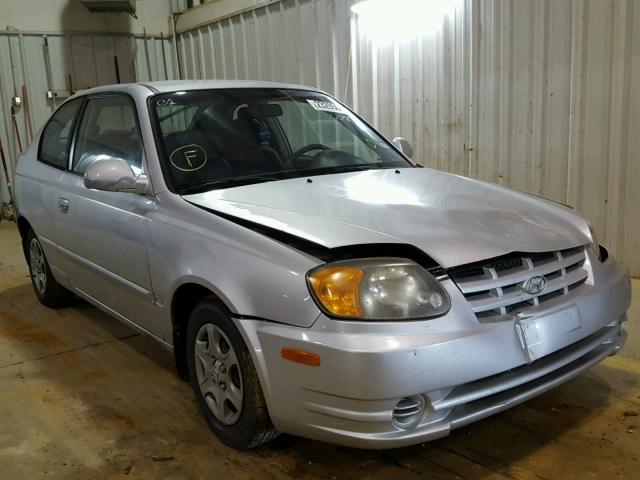 KMHCG35C55U353083 - 2005 HYUNDAI ACCENT GS SILVER photo 1